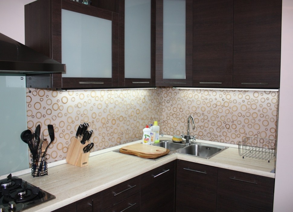 Кантрі німецька кухня скло Deluxe, ДСП 1м Варіант 1835