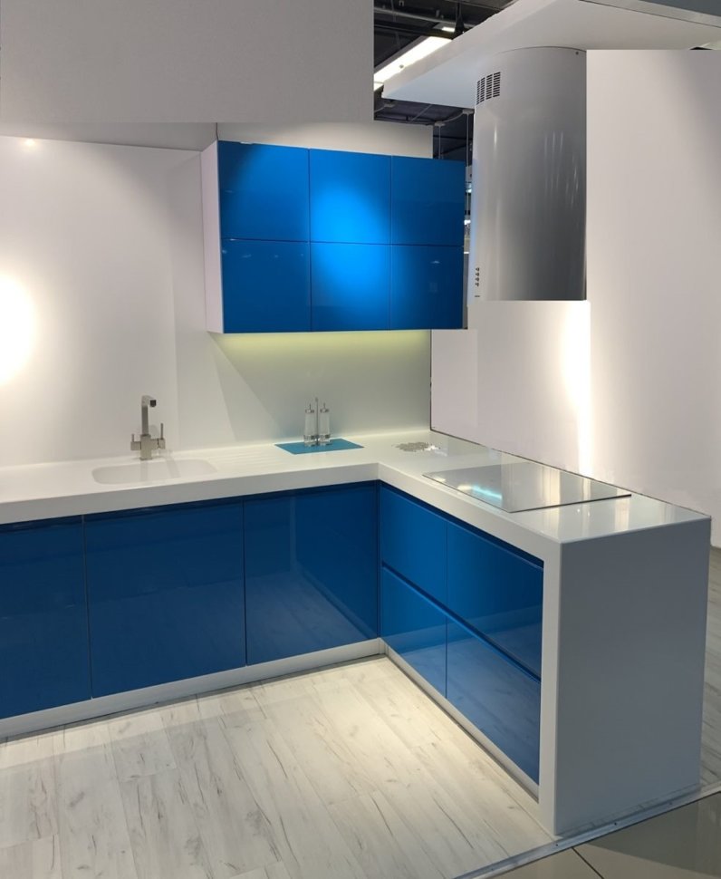 Минимализм американская кухня краска Germes, ДСП 1м Вариант 258