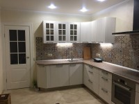 Красная кухня 1 метр угловая Germes ДСП, МДФ 1 метр Вариант 2399