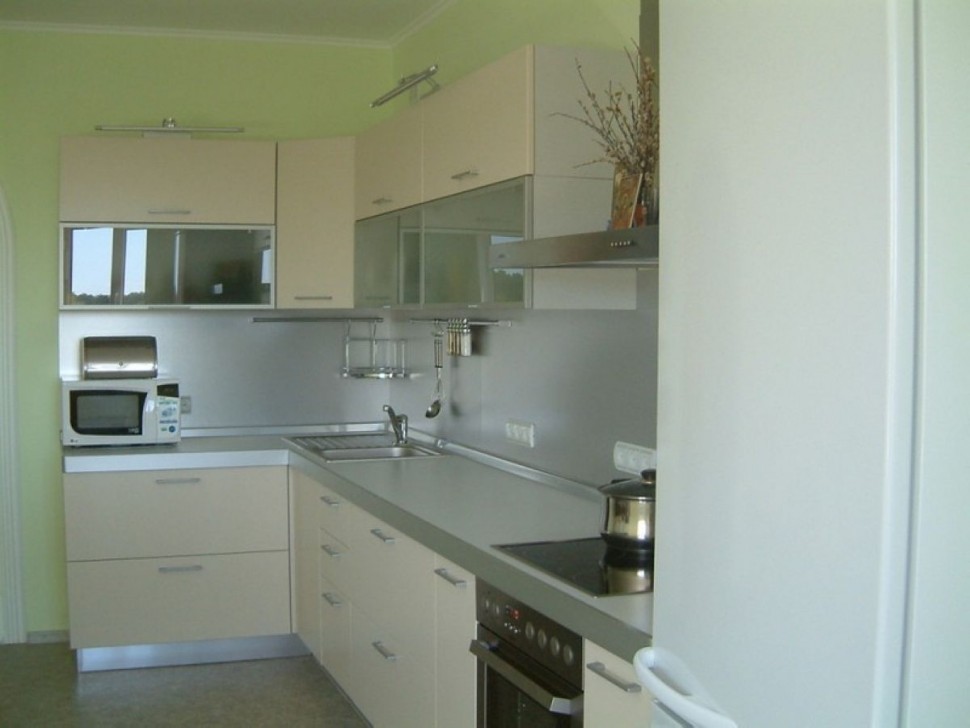 Синя кухня дизайн кутова Germes ДСП, МДФ 1 метр Варіант 2504