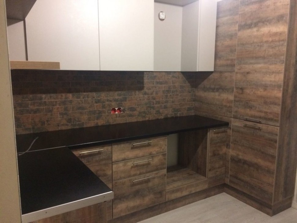 Класика європейська пластик кухня Deluxe, ДСП 1м Варіант 1570