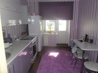 Кутова фіолетова кухня Germes ДСП, МДФ 1 метр Варіант 2531