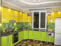 Белая кухня 1 метр угловая Germes ДСП, МДФ 1 метр Вариант 2259
