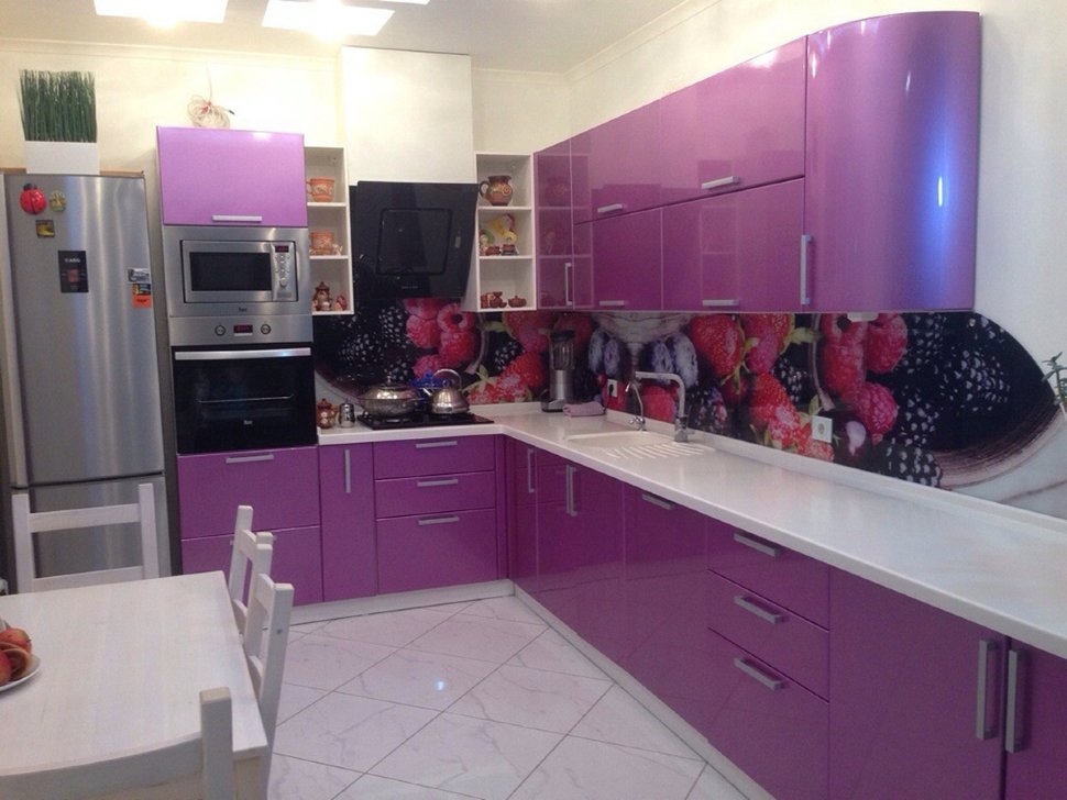 Лофт восточная крашенная кухня Germes, ДСП 1м Вариант 217