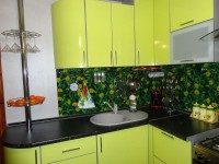 Рожева кухня 1 метр кутова Germes ДСП, МДФ 1 метр Варіант 2460