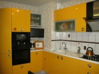 Червона кухня 1 метр кутова Germes ДСП, МДФ 1 метр Варіант 2398