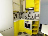 Модерн европейская крашенная кухня Germes, ДСП 1м Вариант 294