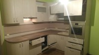 Хай-тек восточная кухня краска Deluxe, ДСП 1м Вариант 1479