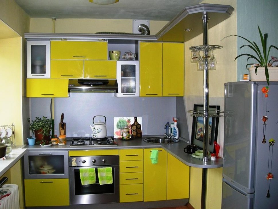 Классическая американская крашенная кухня Germes, ДСП 1м Вариант 186
