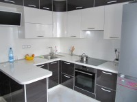 Кантрі європейська дерев'яна кухня Deluxe, ДСП 1м Варіант 1122