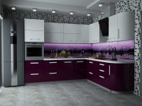 Рококо американская кухня краска Germes, ДСП 1м Вариант 344