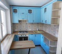 Біла кухня 2 метри кутова Germes ДСП, МДФ 1 метр Варіант 2265