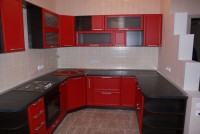 Хай-тек европейская кухня краска Germes, ДСП 1м Вариант 383