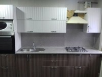 Лофт східна пластикова кухня Deluxe, ДСП 1м Варіант 1641