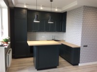 Класcика восточная крашенная кухня Germes, ДСП 1м Вариант 163