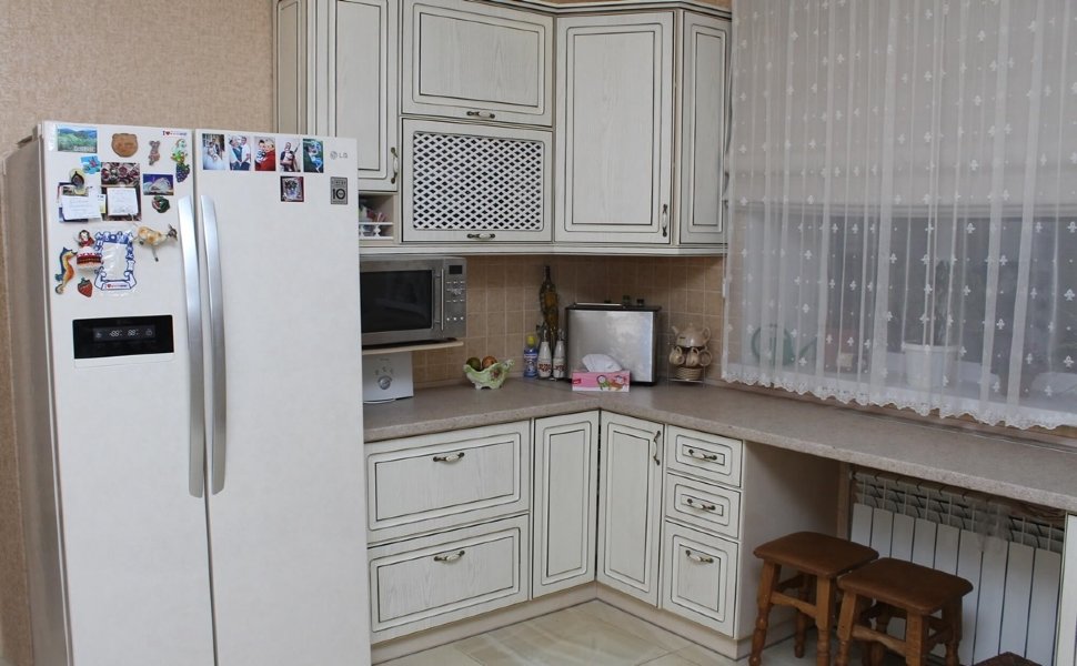 Лофт европейская кухня стекло Germes, ДСП 1м Вариант 1024