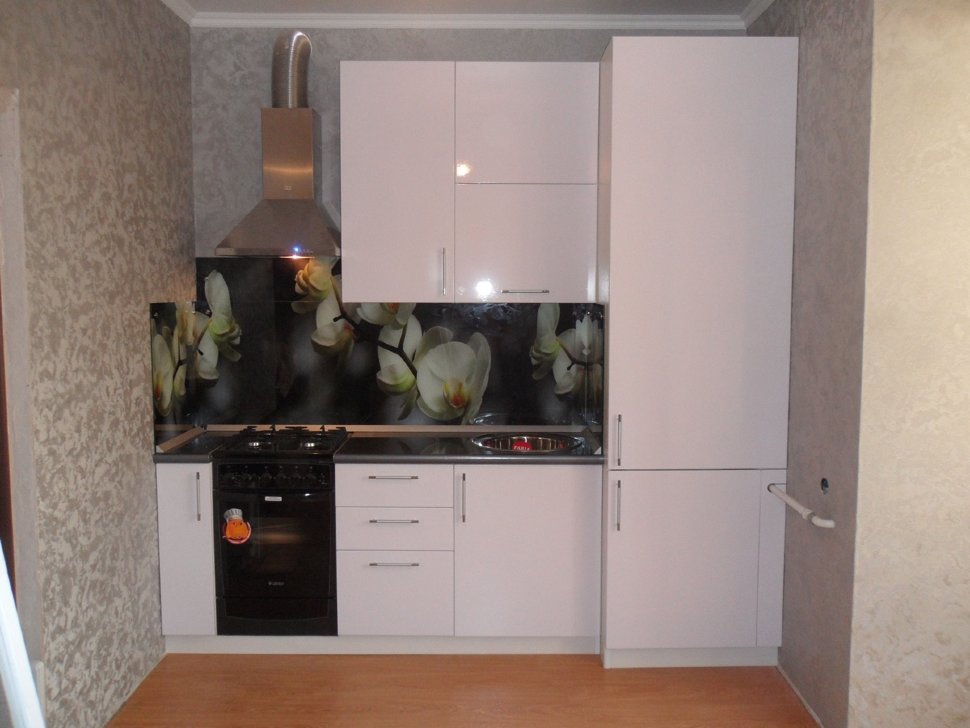 Минимализм итальянская кухня стекло Germes, ДСП 1м Вариант 792