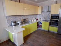 Лофт європейська пластик кухня Deluxe, ДСП 1м Варіант 1645