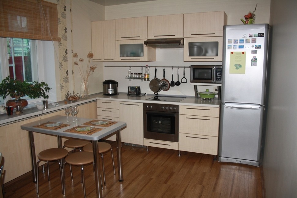 Класична європейська пластик кухня Deluxe, ДСП 1м Варіант 1601