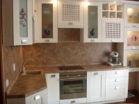 Прованс европейская крашенная кухня Germes, ДСП 1м Вариант 324