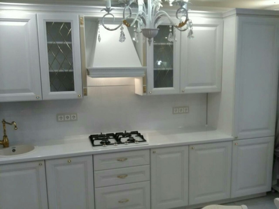 Американська кухня скло Deluxe, ДСП 1м Варіант 2203