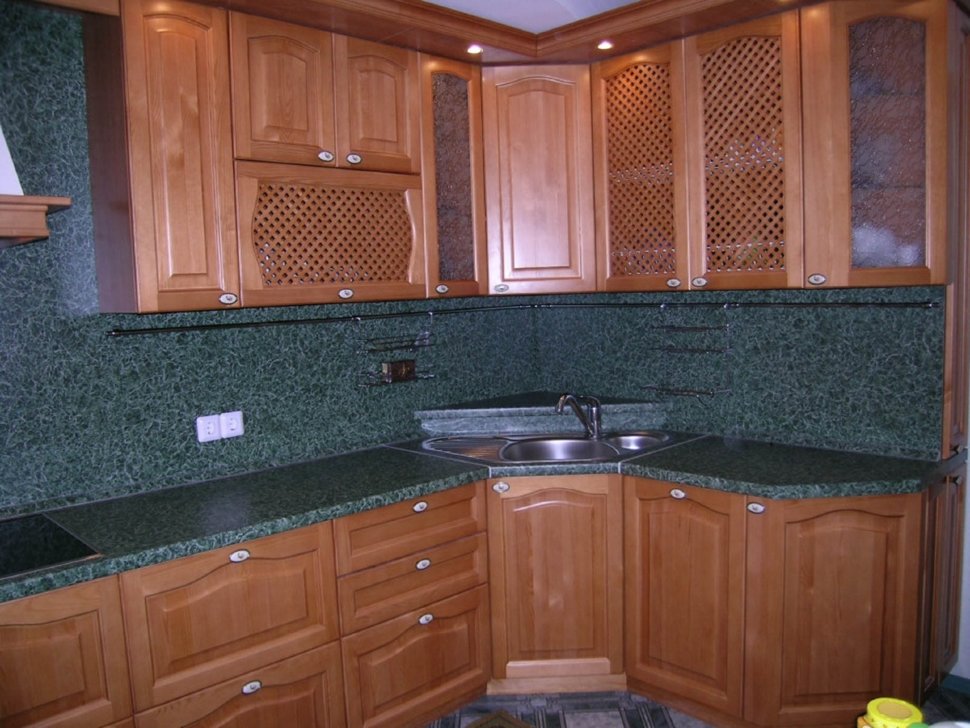Модерн итальянская фрезерованный мдф кухня Germes, ДСП 1м Вариант 815