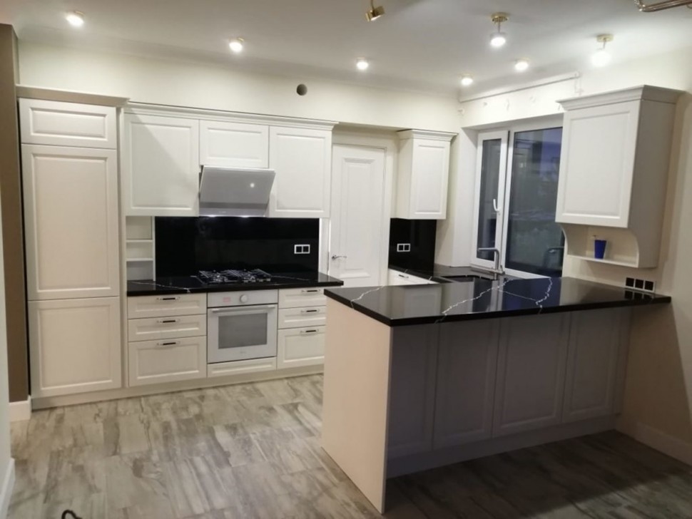 Кантри европейская кухня шпон Deluxe, ДСП 1м Вариант 1255