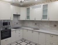 Прованс европейская кухня стекло Deluxe, ДСП 1м Вариант 2232