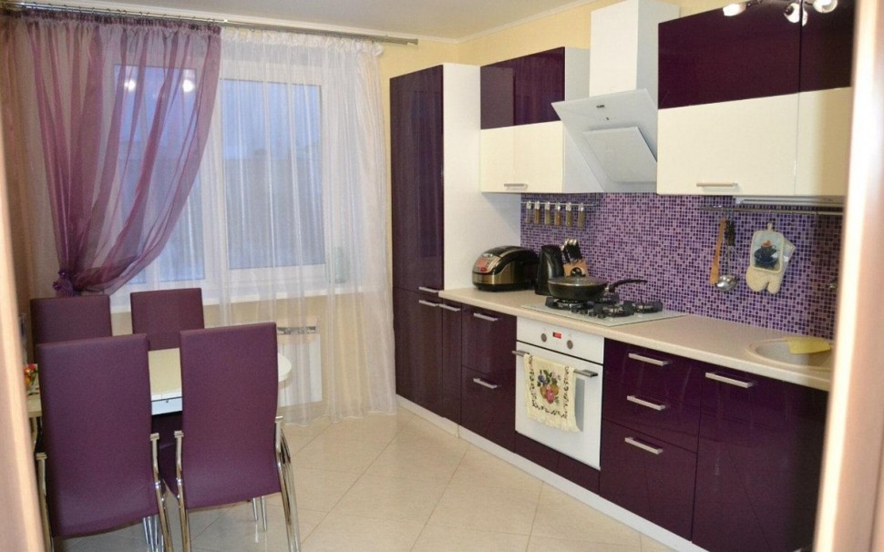 Модерн європейська фарбована кухня Deluxe, ДСП 1м Варіант 1399