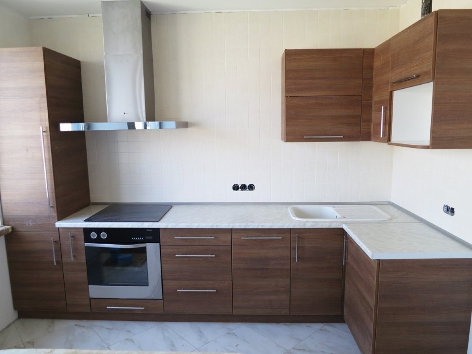 Модерн итальянская кухня стекло Germes, ДСП 1м Вариант 811