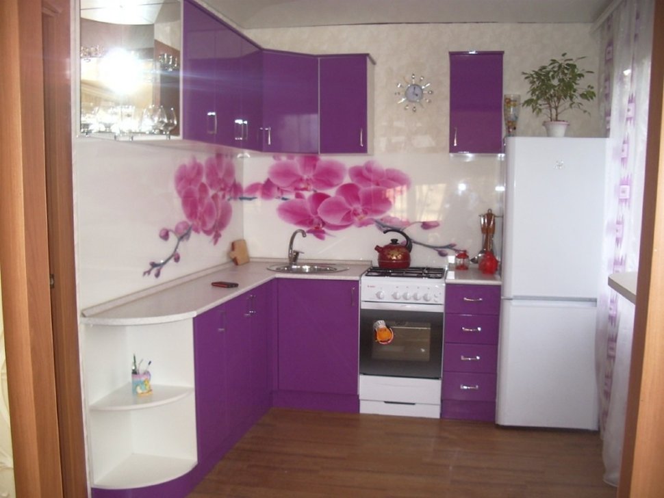 Минимализм немецкая крашенная кухня Germes, ДСП 1м Вариант 275