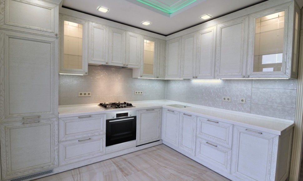 Рококо східна кухня скло Deluxe, ДСП 1м Варіант 2238