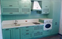 Кантри американская кухня краска Germes, ДСП 1м Вариант 141
