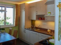 Класична європейська пластик кухня Deluxe, ДСП 1м Варіант 1602