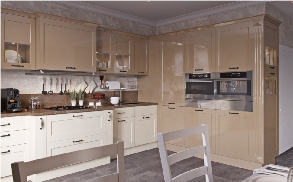 Класична східна плівкова кухня Deluxe, ДСП 1м Варіант 2040