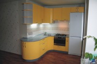 Модерн европейская крашенная кухня Germes, ДСП 1м Вариант 296