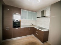 Класcика немецкая пластиковая кухня Deluxe, ДСП 1м Вариант 1588
