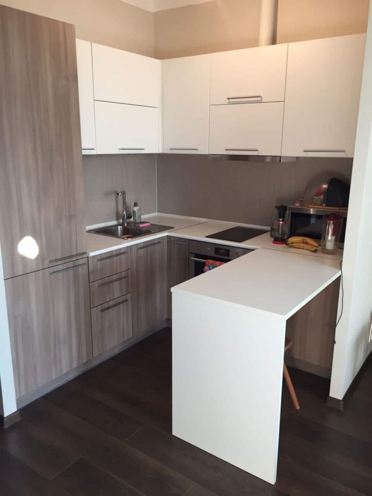 Кантрі німецька пластик кухня Deluxe, ДСП 1м Варіант 1558