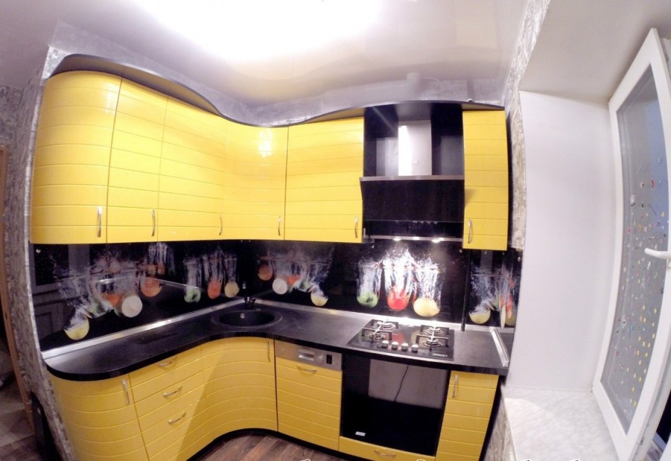 Прованс американская пленочная кухня Deluxe, ДСП 1м Вариант 2078