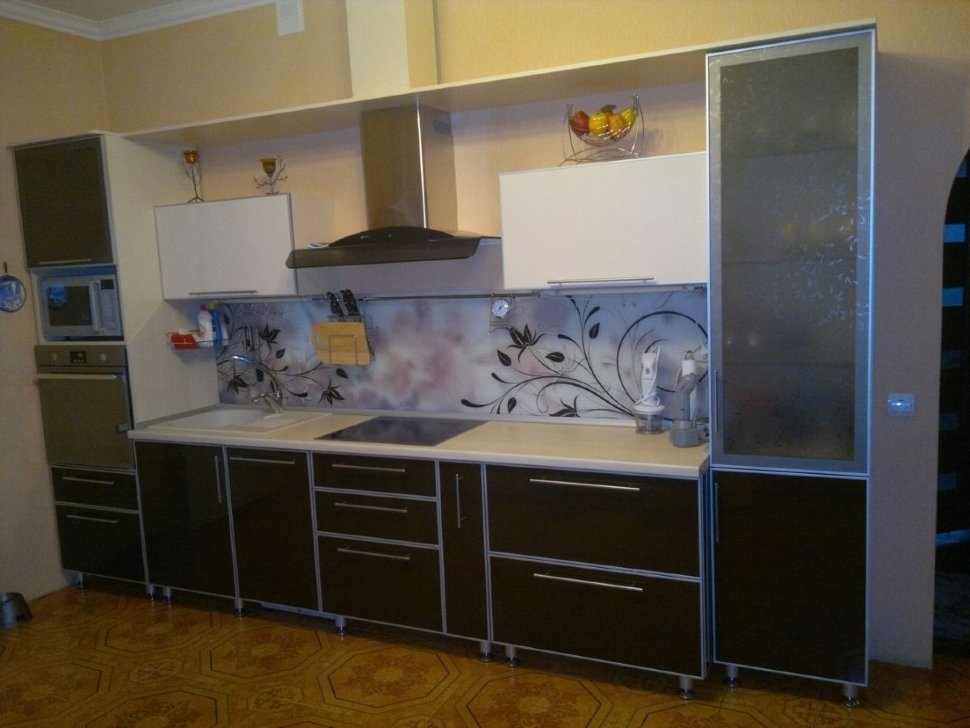 Прованс немецкая пластиковая кухня Germes, ДСП 1м Вариант 635