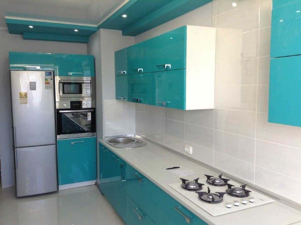Барокко немецкая крашенная кухня Germes, ДСП 1м Вариант 121